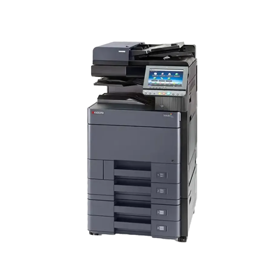  A professional product shot of the Kyocera ECOSYS MA4500ifx. This quality all in one office printer is a best printer for small business,