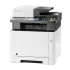 A professional product shot of the Kyocera ECOSYS M5526cdw. This all in one office printer is the best printer for small business, showcasing its multi-function design, quality build, and color display panel.