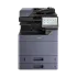 A close-up of the control panel and scanner on the Kyocera ECOSYS MA4500ifx. This view highlights the multi-function capabilities of this quality all in one office printer and best printer for small business.