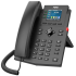 Mobile-friendly black Fanvil X303W Wi-Fi IP desk phone with a color display, supporting cloud hosting, business email, and cloud email by Elevation Technology.
