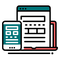 A simple line-art icon for Platform as a Service (PaaS) from Elevate Technology.
