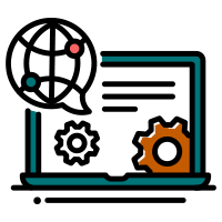 A professional icon representing Elevate Technology's Software as a Service (SaaS).