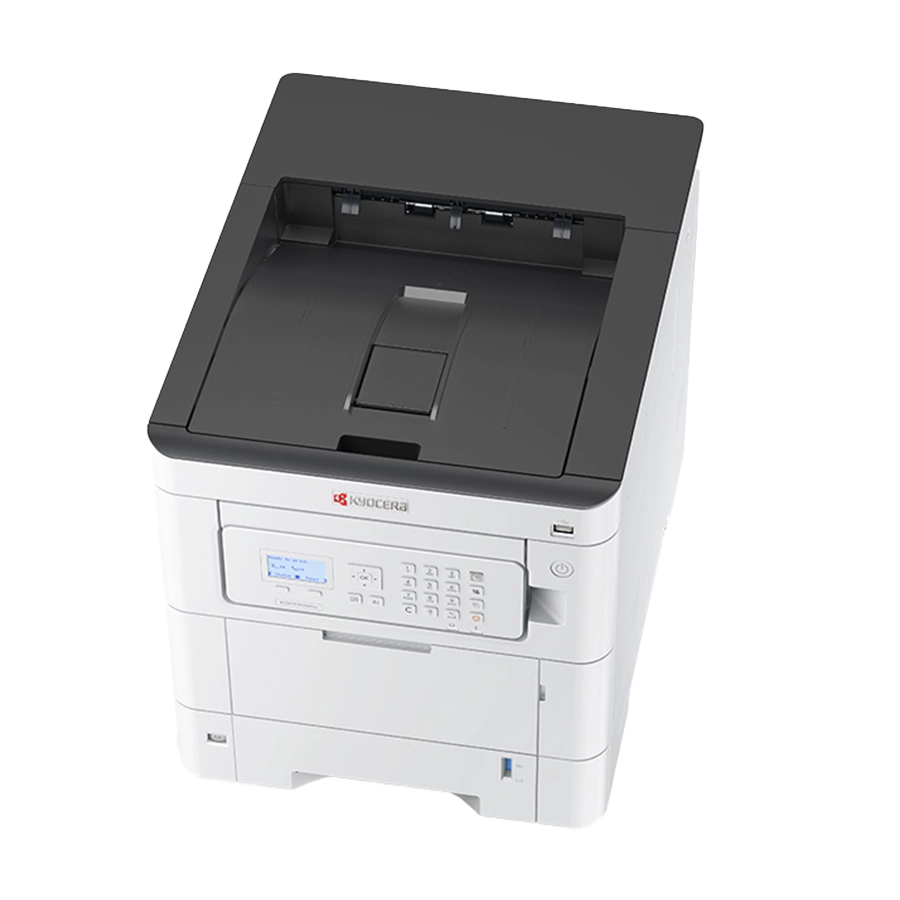 A top-down, angled view of a Kyocera ECOSYS PA4500X printer.