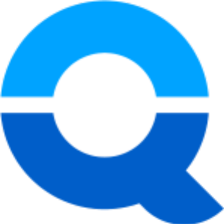 A circular logo with a 