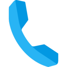 A light blue icon of a telephone handset. This icon is used to represent the Elevate Technology phone system.