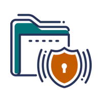 Cybersecurity icon representing Elevate Technology’s managed IT services in Fort Worth, focused on protecting business networks and data.