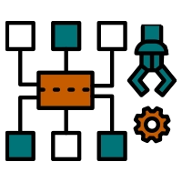 A split image of the Microsoft Teams logo and the Elevate technology logo, representing their integration.