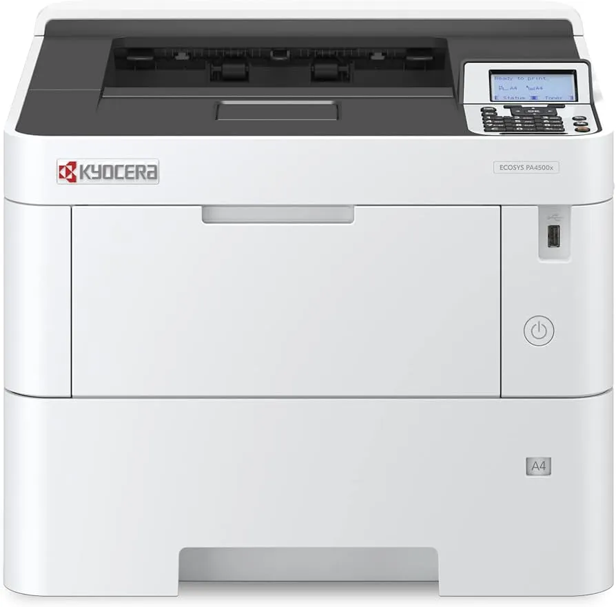 Kyocera ECOSYS PA4500X laser printer used in Elevate Technology managed print services for Houston businesses.