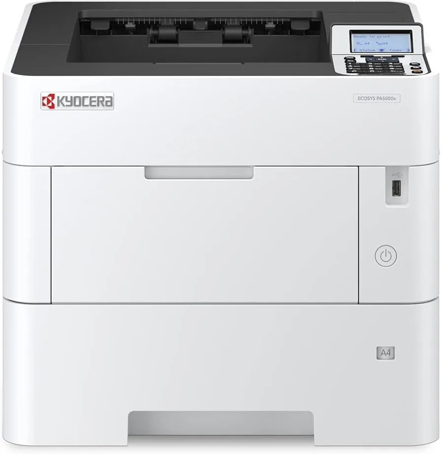 Kyocera ECOSYS PA5500X printer delivering reliable, cost‑efficient printing through Elevate Technology services.