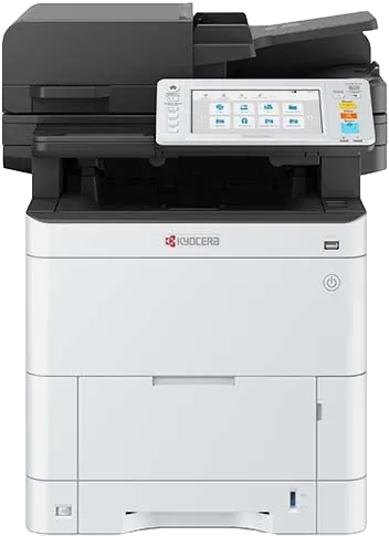 Kyocera ECOSYS MA3500ciFX color printer supporting secure and cost‑controlled office printing.
