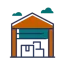 Low-voltage wiring icon representing security camera systems and infrastructure services in Katy, TX.