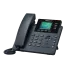 Yealink T34W Desk Phone (front view) with the handset cradled on the base, showing the color LCD screen and keypad, featuring Elevate Technology and Elevation Technology.