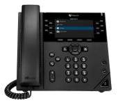 Polycom VVX 450 HD Voice desk phone, a professional-grade device compatible with Elevate Technology's business communication systems.