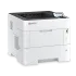 A professional product shot of the Kyocera ECOSYS M5526cdw. This all in one office printer and best printer for small business features a multi-function design and a color display panel.