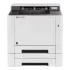A white Kyocera ECOSYS PA4000cx color laser printer featuring Elevation Technology for professional-grade document workflows.
