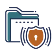 Icon representing Proofpoint email security protecting businesses from spam, viruses, and zero-hour email-borne threats.
