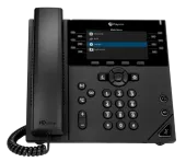 Polycom VVX 450 business desk phone compatible with Elevate Technology cloud VoIP communication systems.