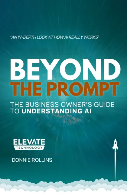 Banner asking if a business is ready for AI automation, highlighting how AI can streamline operations, reduce workload, and improve efficiency.