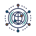 Network management icon illustrating Elevate Technology’s proactive monitoring and IT support services in Katy, TX.