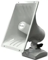An Algo 8186 SIP Horn Speaker, a paging device that integrates with Elevate Technology's phone systems to provide overhead sound for offices and facilities.