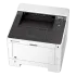 A front view of the high-volume Kyocera ECOSYS MA4500ix. This all in one office printer is the best printer for small business, shown with multi-tiered paper trays for high-volume use.
