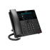 Elevate Technology black Polycom VVX 450 VoIP desk phone with a large color display, number pad, and coiled handset.