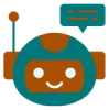 Virtual agents and AI chatbots logo representing automated assistants that improve response times, service quality, and scalable support.