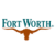 Elevate Technology's Fort Worth service area logo with text and a longhorn, indicating coverage in North Texas along with Managed IT Services Houston and Managed IT Services Katy, specializing in cloud services.