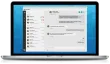 Elevate desktop app displaying team chat and collaboration features for unified business communications.