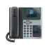 Polycom E450 desk phone with a color display, black handset, and keypad, featuring Elevate Technology and Elevation Technology.