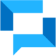 An icon representing video meetings and virtual collaboration.